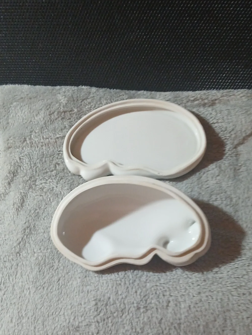 Vintage Elizabeth Arden White Porcelain Plate with Maker's Mark
